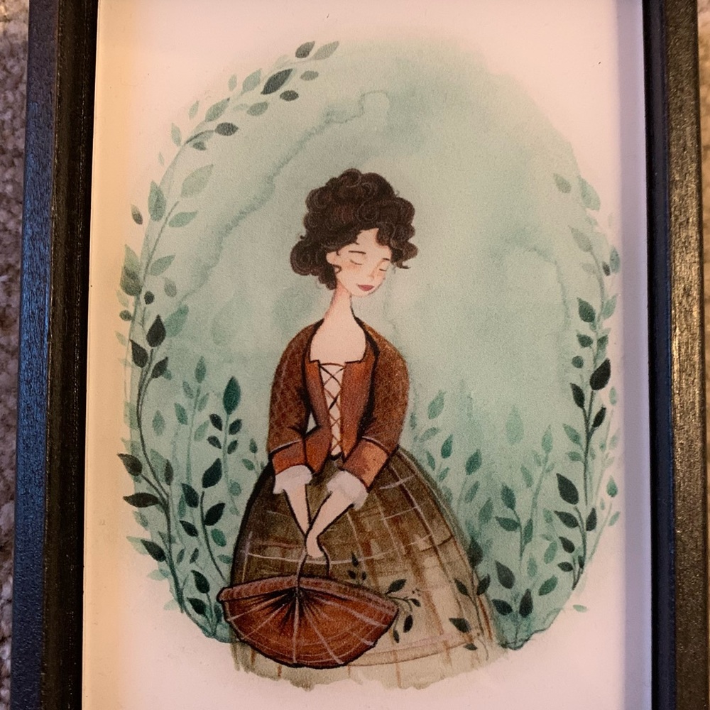Outlander’s Claire Fraser Framed Mini Art by Stephanie Marie